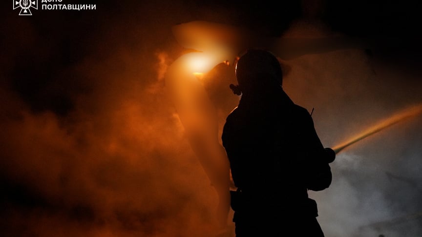 Російська атака на газовидобувний об'єкт на Полтавщині: пожежа ліквідована